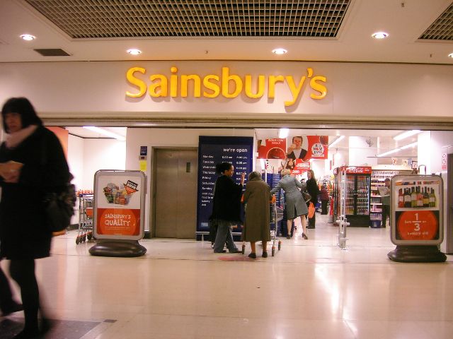 Retailers in The UK, picture Sainsbury's